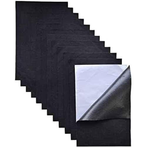 Filz selbstklebend schwarz