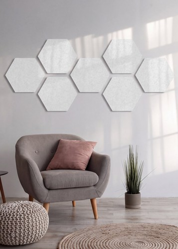 Hexagon akustikplatten - hexagon,