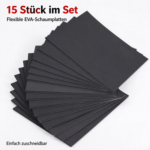 Filzplatte schwarz 3mm - , |