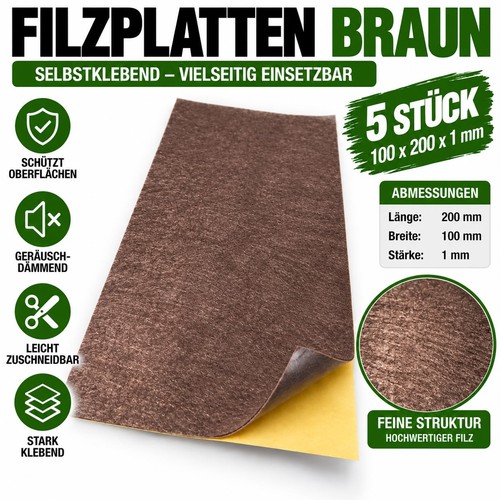 Filzplatten braun - filzplatten,